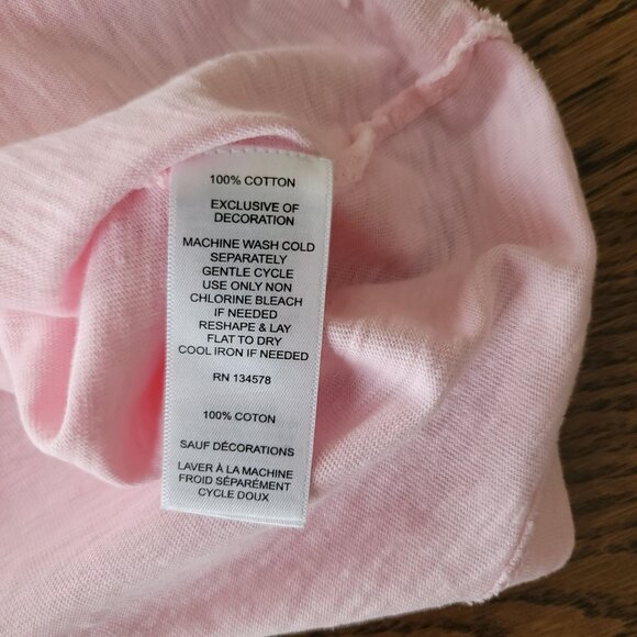 Vineyard Vines Women's 100% Cotton Pink Tank Top. Size XS - Picture 5 of 5